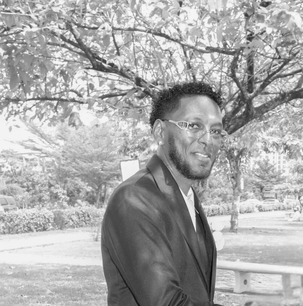 black and white image