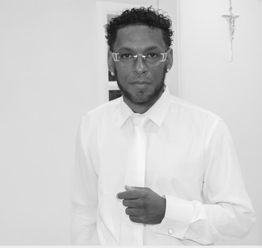 black and white portrait